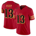 Kieara SF.49ers #13 Brock Purdy Player Red Rivalries Vapor Limited Home Game Stitched Jerseys