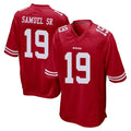 Kieara SF.49ers #19 Deebo Samuel Sr. Player Red Home Game Stitched Jerseys