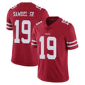 Kieara SF.49ers #19 Deebo Samuel Sr. Player Red Limited Vapor Untouchable Home Game Stitched Jerseys