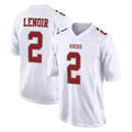 Kieara SF.49ers #2 Deommodore Lenoir Player White Fashion Home Game Stitched Jerseys