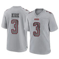 Kieara SF.49ers #3 Christian Kirk Player Gray Atmosphere Fashion Home Game Stitched Jerseys