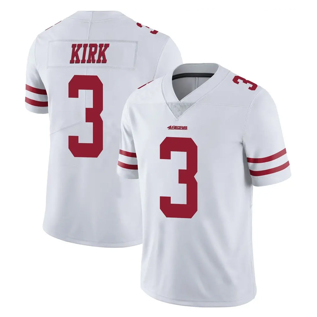 Kieara SF.49ers #3 Christian Kirk Player White Limited Vapor Untouchable Home Game Stitched Jerseys
