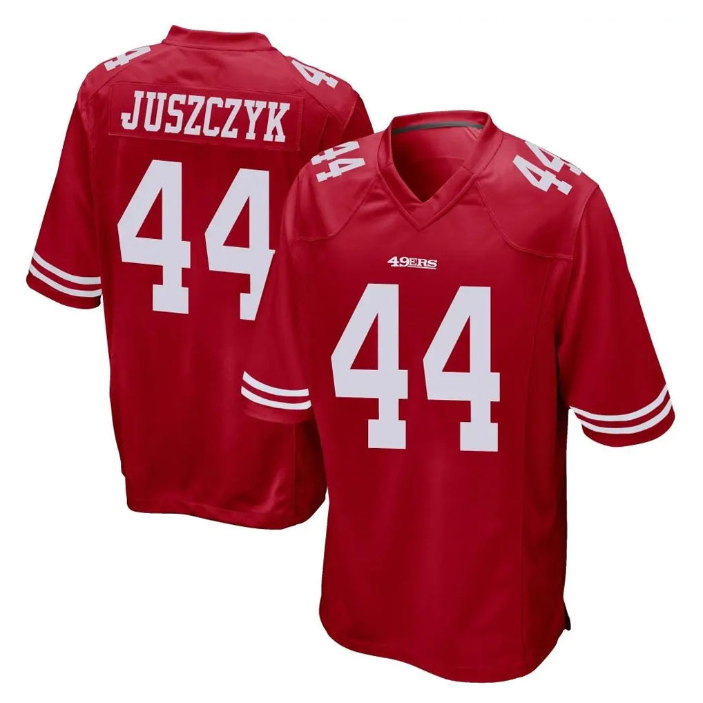 Kieara SF.49ers #44 Kyle Juszczyk Player Red Home Game Stitched Jerseys
