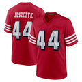 Kieara SF.49ers #44 Kyle Juszczyk Player Red Limited Alternate Home Game Stitched Jerseys