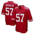 Kieara SF.49ers #57 Dre Greenlaw Player Red Home Game Stitched Jerseys