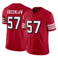 Kieara SF.49ers #57 Dre Greenlaw Player Red Limited Alternate Vapor F.U.S.E. Home Game Stitched Jerseys