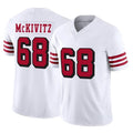 Kieara SF.49ers #68 Colton McKivitz Player White Limited Alternate Vapor F.U.S.E. Home Game Stitched Jerseys