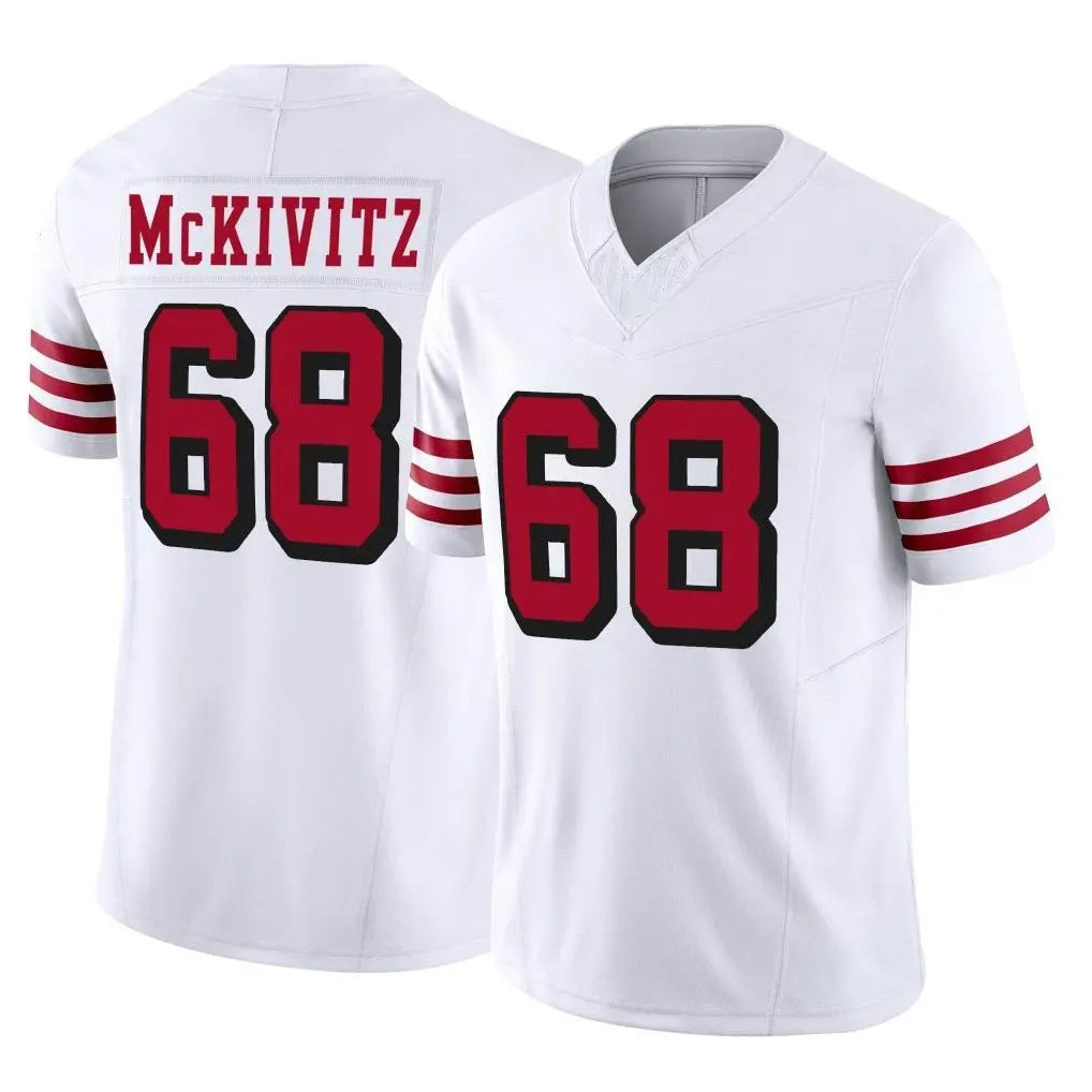 Kieara SF.49ers #68 Colton McKivitz Player White Limited Alternate Vapor F.U.S.E. Home Game Stitched Jerseys