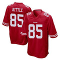 Kieara SF.49ers #85 George Kittle Player Red Home Game Stitched Jerseys