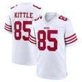 Kieara SF.49ers #85 George Kittle Player White Game Home Stitched Jerseys