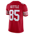 Kieara SF.49ers #85 George Kittle Scarlet Team Vapor F.U.S.E. Stitched Limited Jerseys
