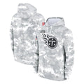 Kieara T.Titans Camo Arctic Salute to Service Pullover Hoodies Home Game Blank Player Stitched Jerseys