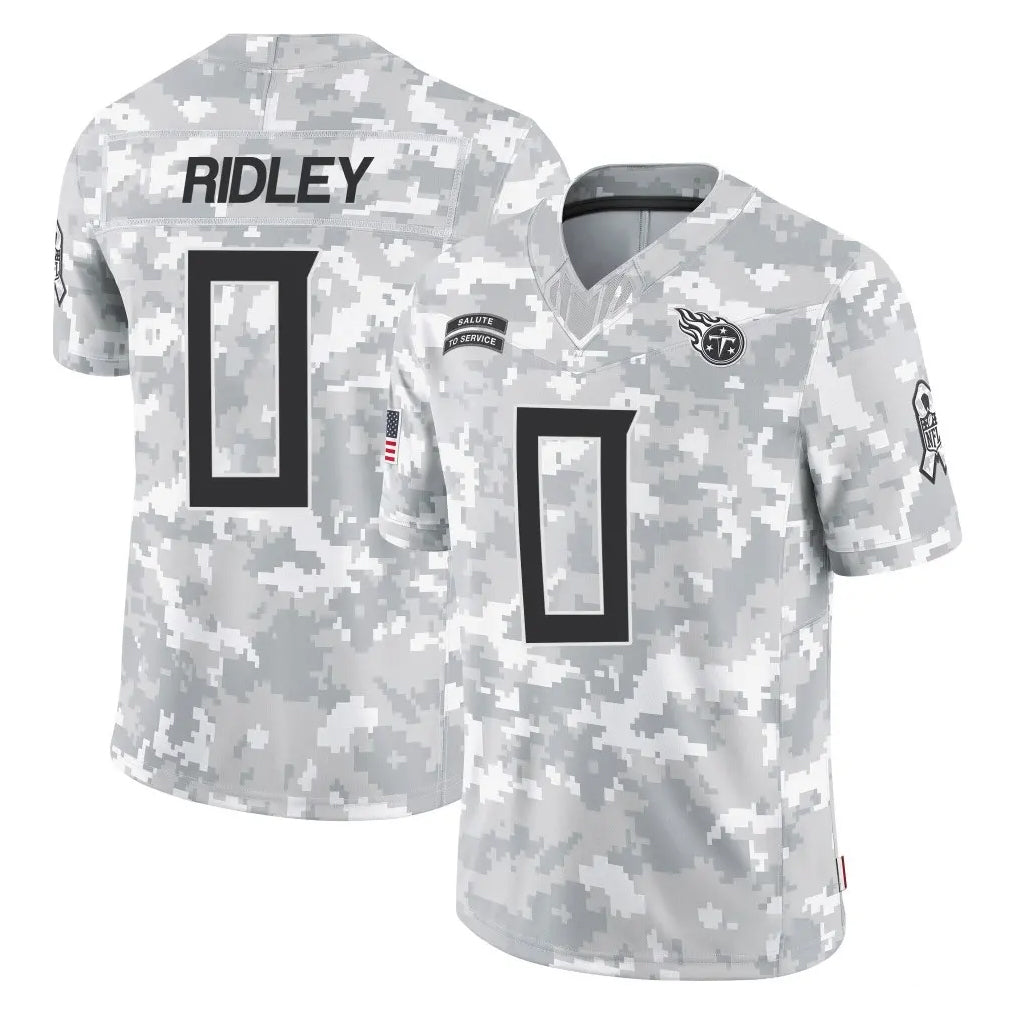 Kieara T.Titans #0 Calvin Ridley Player Arctic Camo Limited Salute to Service Home Game Stitched Jerseys