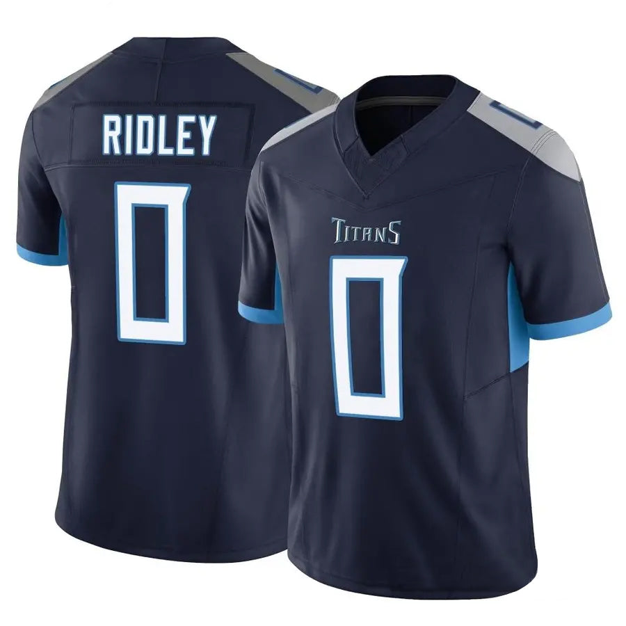 Kieara T.Titans #0 Calvin Ridley Player Navy Vapor F.U.S.E. Limited Stitched Jerseys
