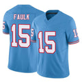 Kieara T.Titans #15 Keldric Faulk Player Light Blue Limited Vapor F.U.S.E. Home Game Stitched Jerseys