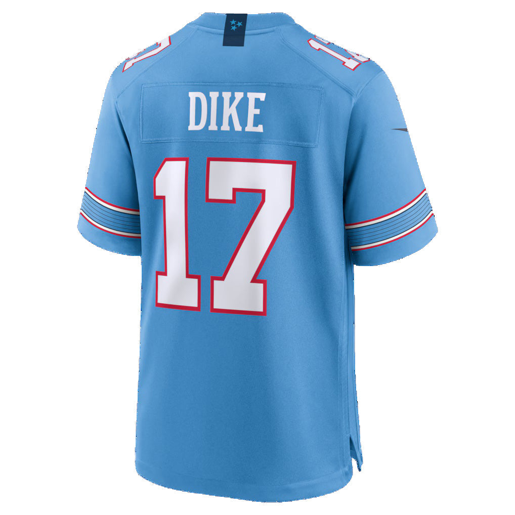 Kieara T.Titans #17 Chimere Dike Light Blue Team Game Stitched Jerseys