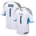 Kieara T.Titans #1 Cameron Ward Player White Game Stitched Jerseys