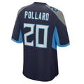 Kieara T.Titans #20 Tony Pollard Navy Game Player Jersey Stitched Jersey