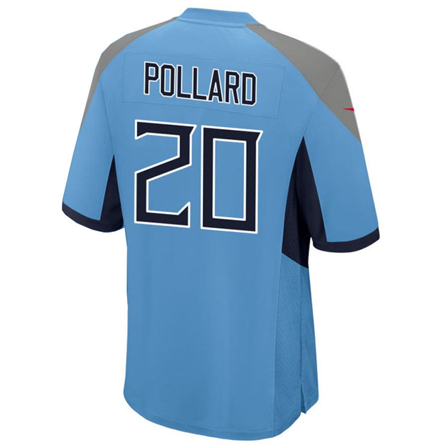 Kieara T.Titans #20 Tony Pollard Player Light Blue Home Game Stitched Jerseys