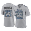 Kieara T.Titans #23 Kevin Winston Jr. Player Gray Atmosphere Fashion Home Game Stitched Jerseys
