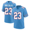 Kieara T.Titans #23 Kevin Winston Jr. Player Light Blue 2026 Game Home Stitched Jerseys