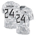 Kieara T.Titans #24 Alontae Taylor Player Arctic Camo Limited Salute to Service Home Game Stitched Jerseys