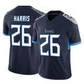 Kieara T.Titans #26 Marcus Harris Player Navy Limited Vapor F.U.S.E. Home Game Stitched Jerseys