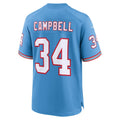 Kieara T.Titans #34 Earl Campbell Light Blue Retired Player Alternate Game Stitched Jerseys