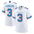 Kieara T.Titans #3 Tommy Townsend Player White 2026 Game Home Stitched Jerseys