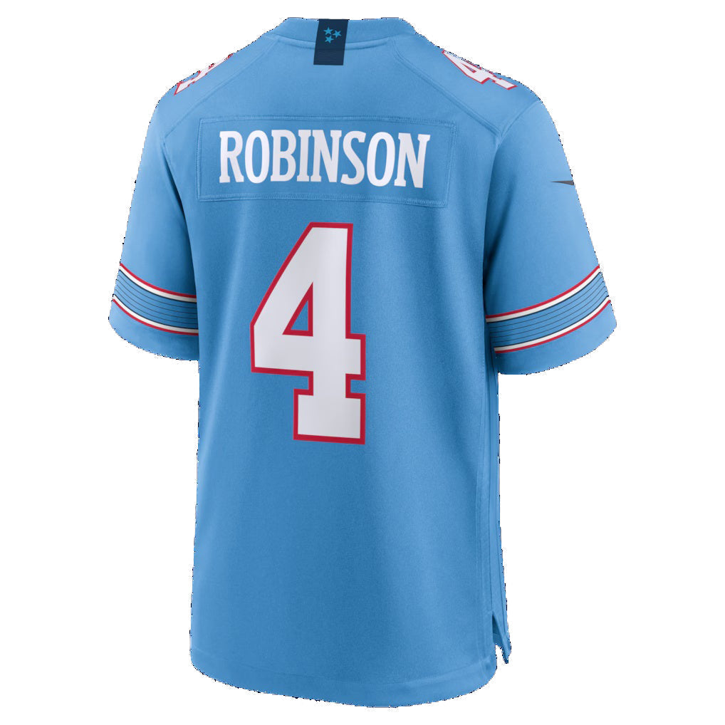 Kieara T.Titans #4 Wan'Dale Robinson Light Blue Team Game Stitched Jerseys