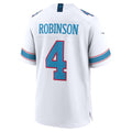 Kieara T.Titans #4 Wan'Dale Robinson White Game Stitched Jerseys