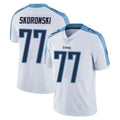 Kieara T.Titans #77 Peter Skoronski Player White Limited Vapor Untouchable Home Game Stitched Jerseys