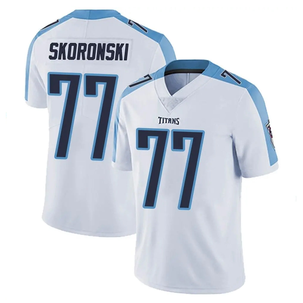 Kieara T.Titans #77 Peter Skoronski Player White Limited Vapor Untouchable Home Game Stitched Jerseys