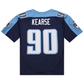 Kieara T.Titans #90 Jevon Kearse Mitchell & Ness Navy 1999 Legacy Replica Jersey Tennessee Titans Jevon Kearse Mitchell & Ness Navy 1999 Legacy Replica Jersey