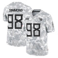 Kieara T.Titans #98 Jeffery Simmons Player Arctic Camo Limited Salute to Service Home Game Stitched Jerseys