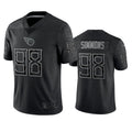 Kieara T.Titans #98 Jeffery Simmons Player Black RFLCTV Limited Stitched Jerseys