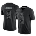 Kieara T.Titans #9 Steve McNair Player Black RFLCTV Limited Stitched Jerseys