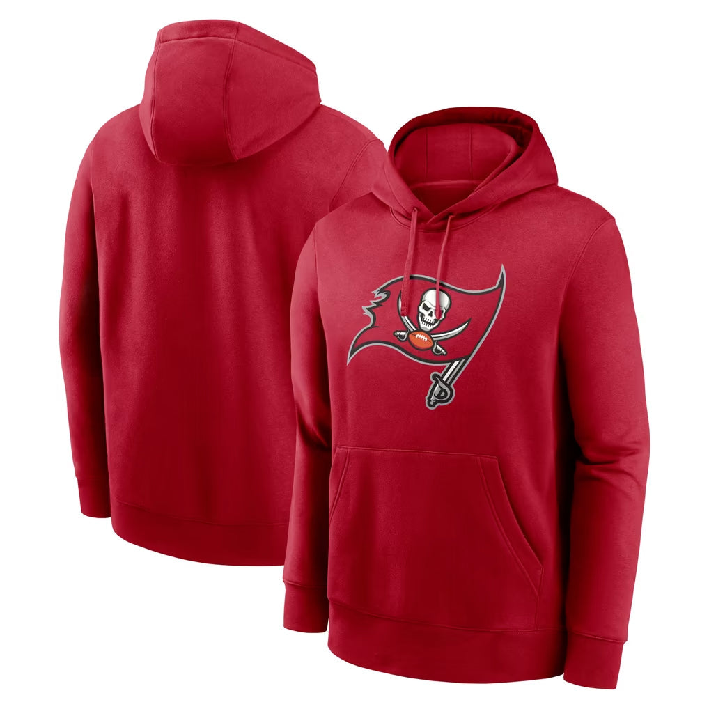 Kieara TB.Buccaneers  Blank Player Red LOGO Pullover Hoodie Home Game Stitched Jerseys