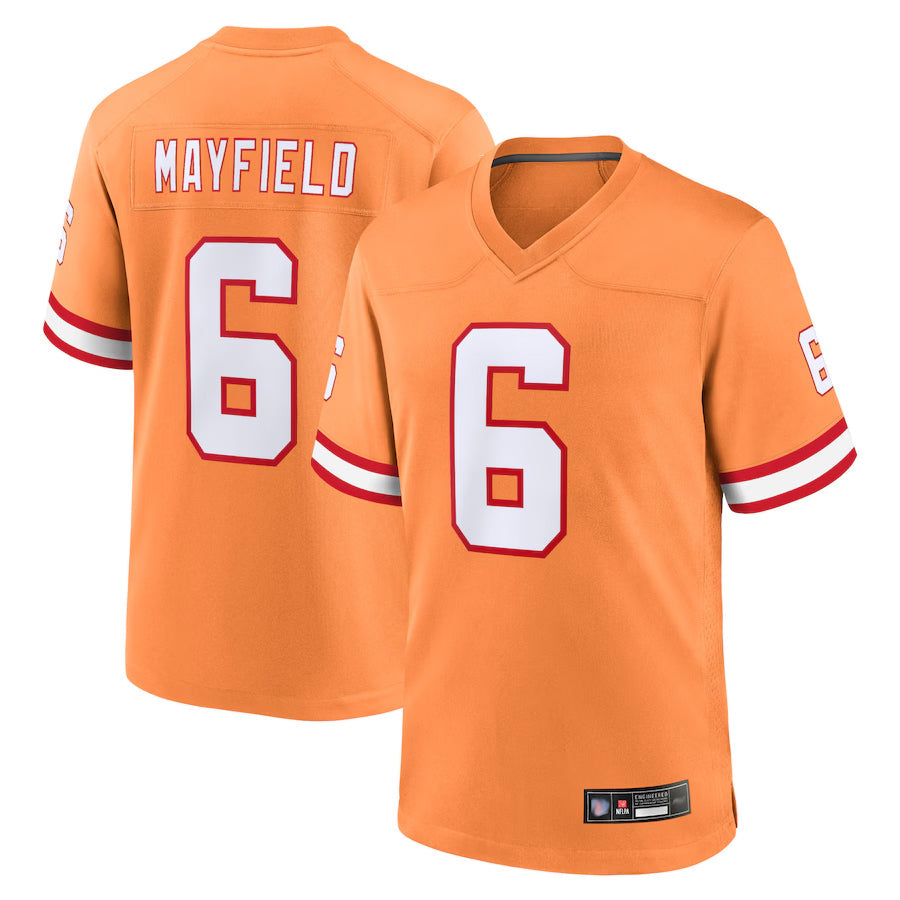Kieara TB.Buccaneers #6 Baker Mayfield Secondary Alternate Game Player Stitched Jerseys