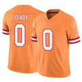 Kieara TB.Buccaneers #0 Yaya Diaby Player Orange Limited Vapor F.U.S.E. Home Game Stitched Jerseys