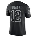 Kieara TB.Buccaneers #12 Tom Brady Player Black RFLCTV Limited Stitched Jerseys
