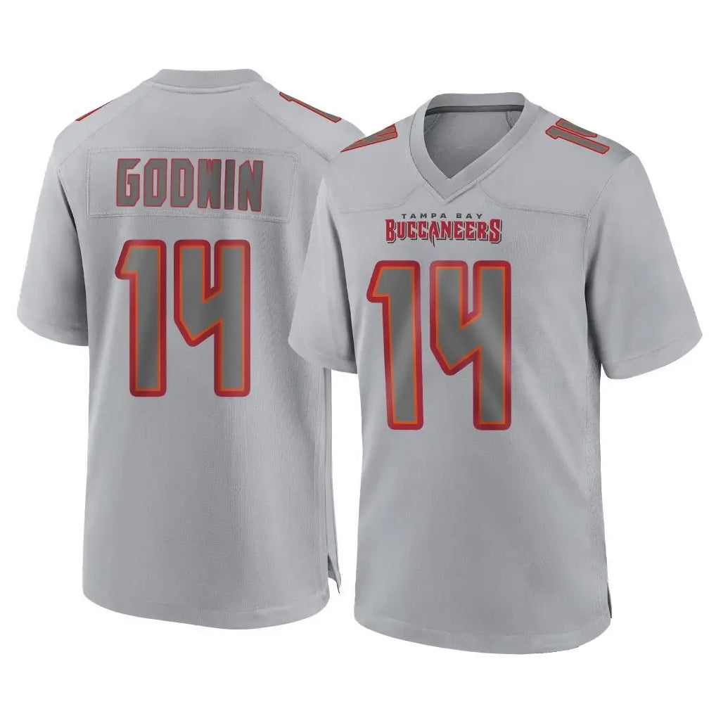 Kieara TB.Buccaneers #14 Chris Godwin Jr. Player Gray Atmosphere Fashion Home Game Stitched Jerseys