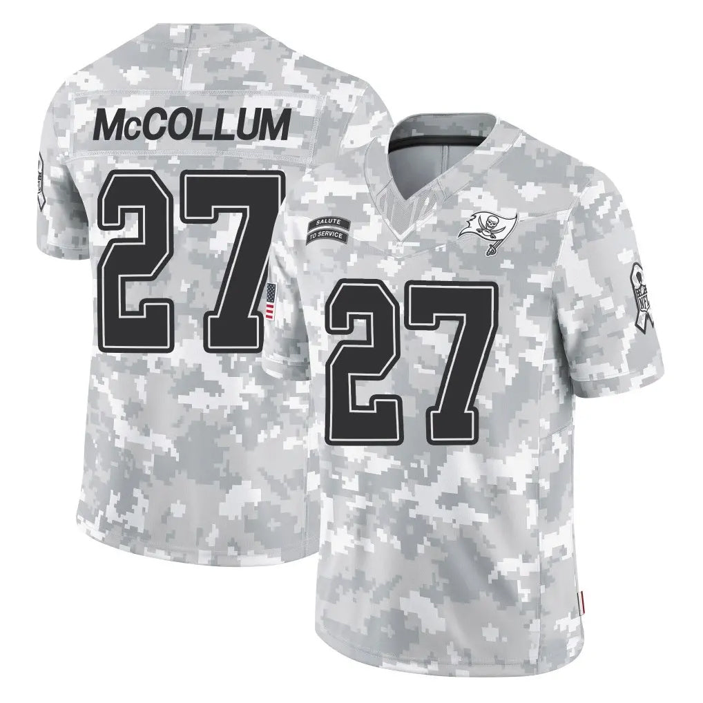 Kieara TB.Buccaneers #27 Zyon McCollum Player Arctic Camo Limited Salute To Service Home Game Stitched Jerseys