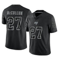 Kieara TB.Buccaneers #27 Zyon McCollum Player Black Reflective Limited Home Game Stitched Jerseys