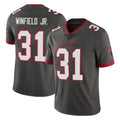 Kieara TB.Buccaneers #31 Antoine Winfield Jr. Player Pewter Limited Alternate Vapor Home Game Stitched Jerseys