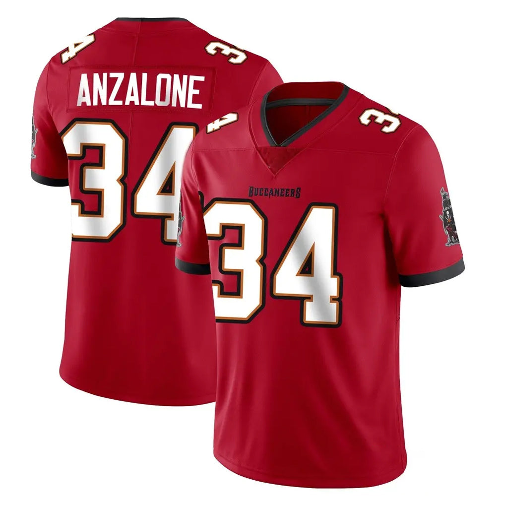 Kieara TB.Buccaneers #34 Alex Anzalone Player Red Limited Vapor Home Game Stitched Jerseys