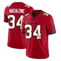 Kieara TB.Buccaneers #34 Alex Anzalone Player Red Limited Vapor Home Game Stitched Jerseys