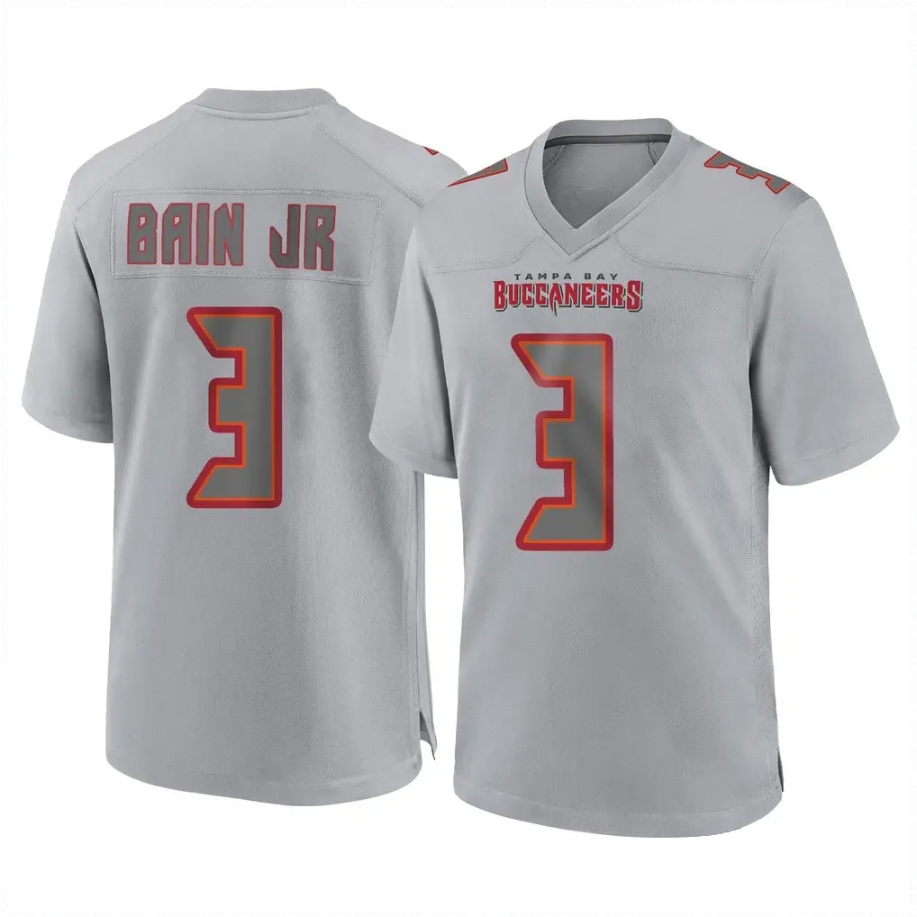 Kieara TB.Buccaneers #3 Rueben Bain Jr. Player Gray Atmosphere Fashion Home Game Stitched Jerseys