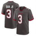Kieara TB.Buccaneers #3 Rueben Bain Jr. Player Pewter Alternate Home Game Stitched Jerseys
