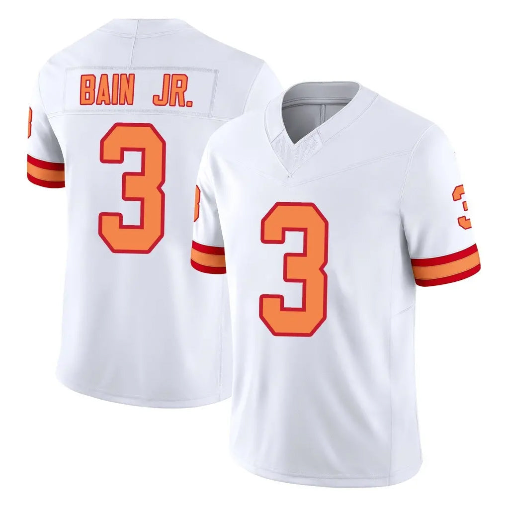Kieara TB.Buccaneers #3 Rueben Bain Jr. Player White Limited '76 Vapor F.U.S.E. Home Game Stitched Jerseys